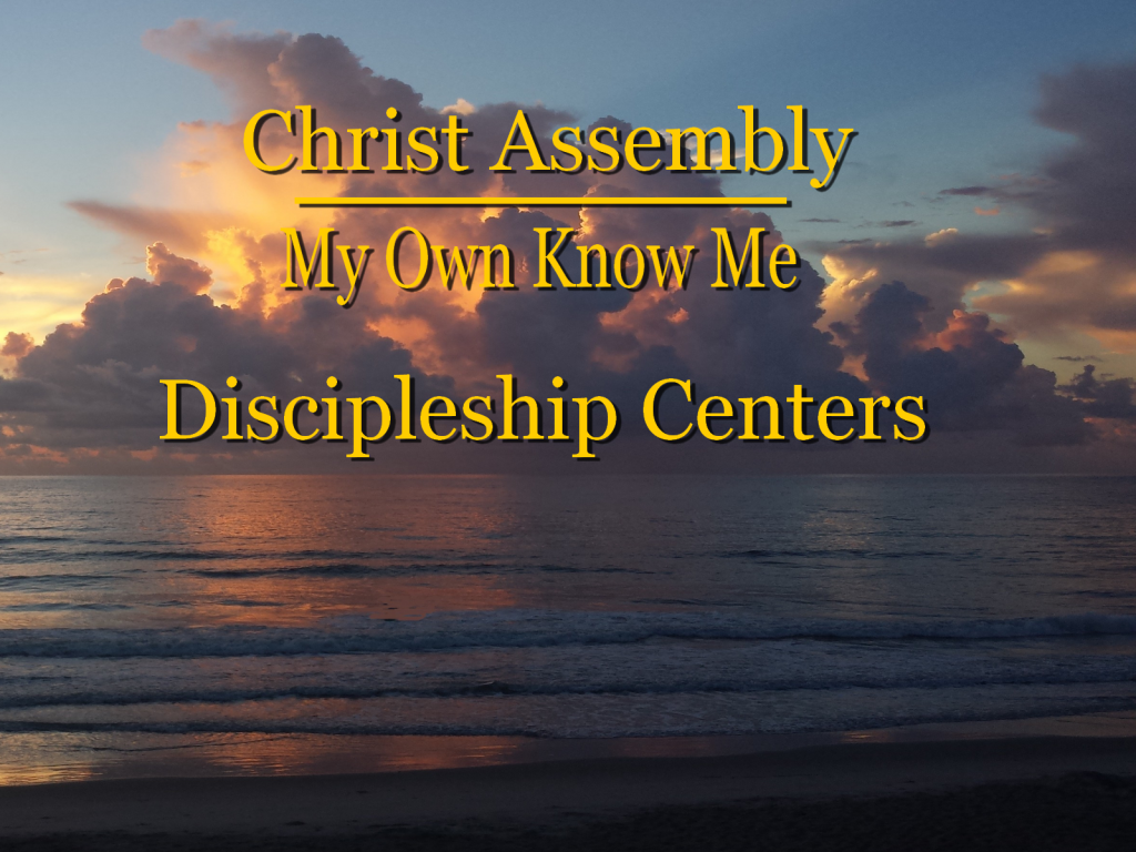Discipleship Centers